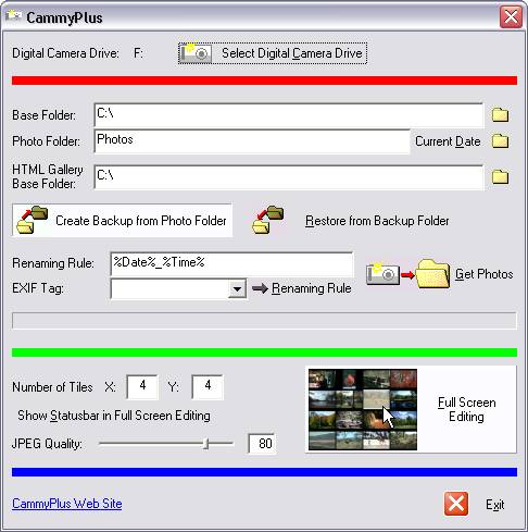 Screenshot of CammyPlus 1.4